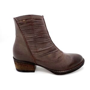 Sbicca Ankle Boots “Jeronimo” Brown Leather Size 6 New in Box Western Booties